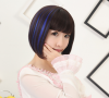 Cheveux synthétiques colorés de 40cm pour extension cheveux CHVSYNTPNK0017(Lot 10 pièces)